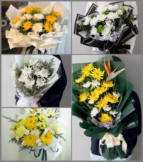 山东青岛胶州市胶莱镇闸子集村白事花束代送